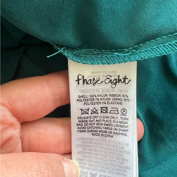 Royal Aquamarine Maxi Lace Dress-Absolutely Stunning!! Size UK 10 |Euro 38 |US 6 - Picture 6 of 6